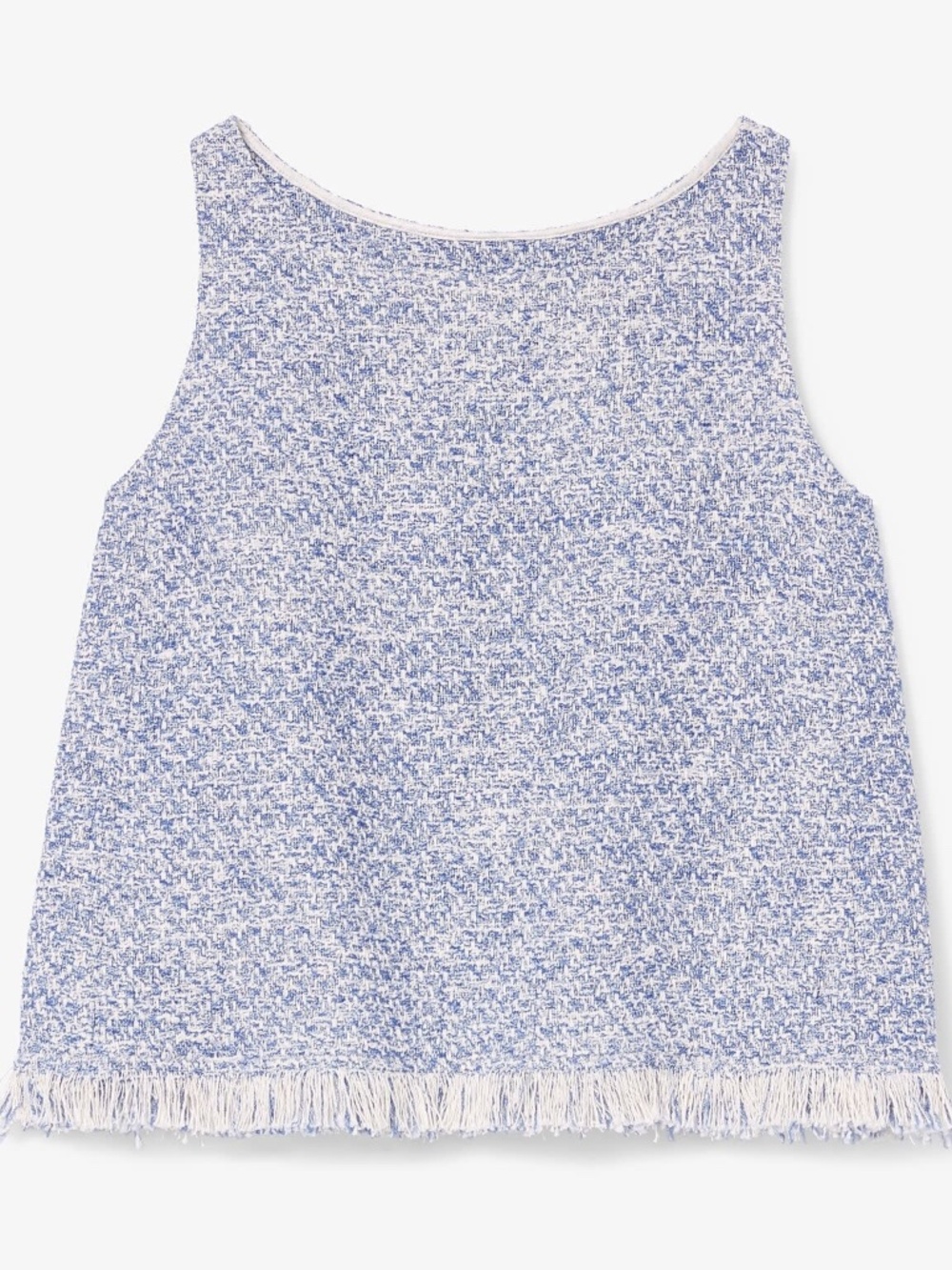 MMLAFLEUR Flaka sleeveless top in cotton boucle